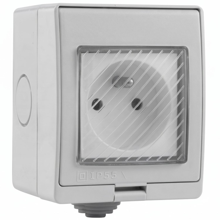 Wodoodporne Gniazdko Zewnętrzne 16A IP55 WiFi TUYA