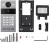 Wideodomofon z Klawiaturą + Czytnik RFID do T510 / T510P 2MPx 110° IP65 PoE TUYA