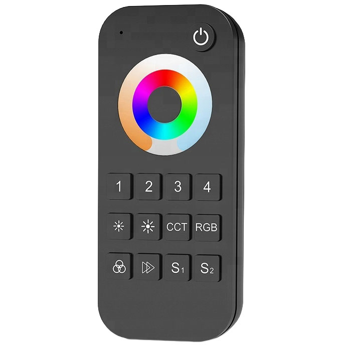 Pilot do kontrolera LED RGB+CCT 4 strefy RF Seria SD