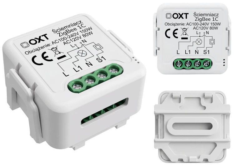 Moduł OXT Mini Ściemniacz 1-Obwód ZigBee TUYA Home Assistant
