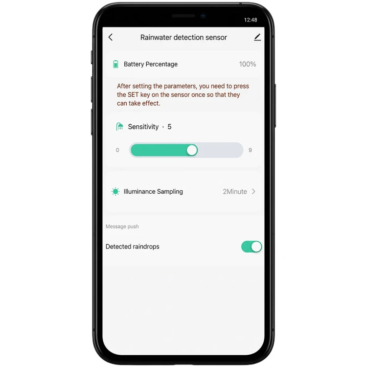 Mini Czujnik 2w1 Deszczu i Zmierzchu ZigBee TUYA Home Assistant