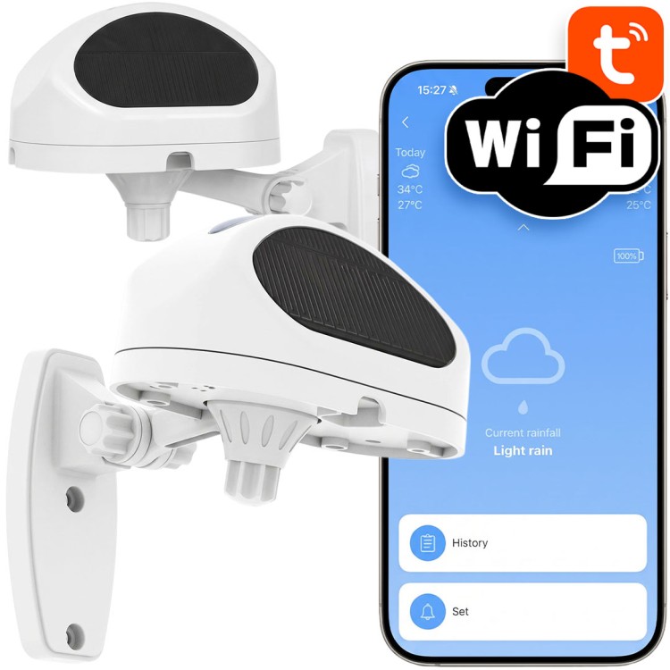 Mini Bezprzewodowy Czujnik Deszczu TUYA WiFi