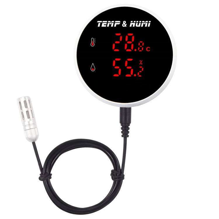 Czujnik Temperatury i Wilgotności z Ekranem Sonda 3-Metry WiFi TUYA