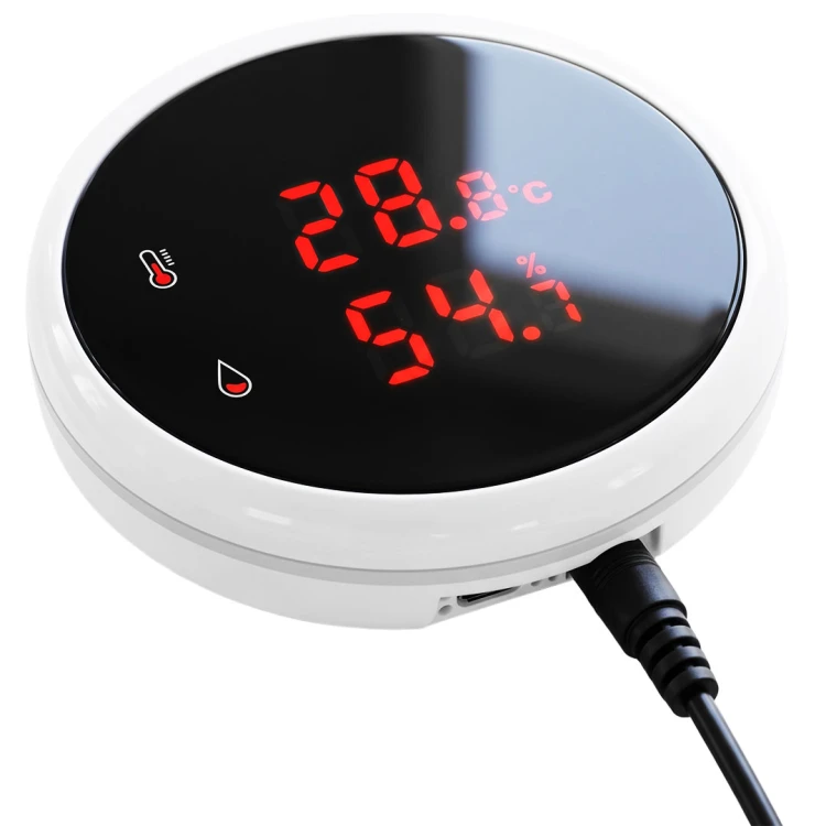 Czujnik Temperatury i Wilgotności z Ekranem Sonda 3-Metry ZigBee TUYA