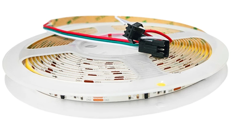 PSMART Taśma Pasek LED 24V CCT-IC WS2811 IP20 10mm 567LED/m 5m