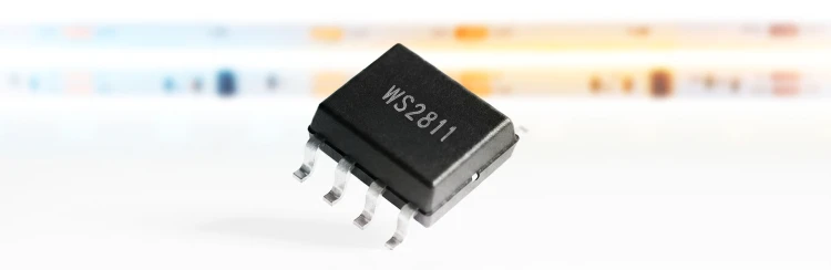 PSMART Taśma Pasek LED 24V CCT-IC WS2811 IP20 10mm 567LED/m 5m