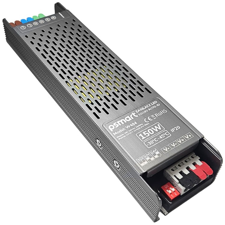 PSMART Uniwersalny Zasilacz LED 12V / 24V 12.5A / 6.25A 150W