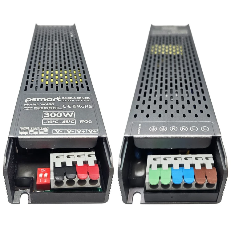 PSMART Uniwersalny Zasilacz LED 12V / 24V 25A / 12.5A 300W