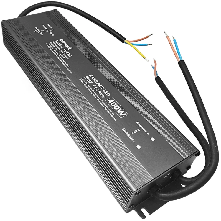 PSMART Hermetyczny Zasilacz LED 24V 400W 16,67A IP67