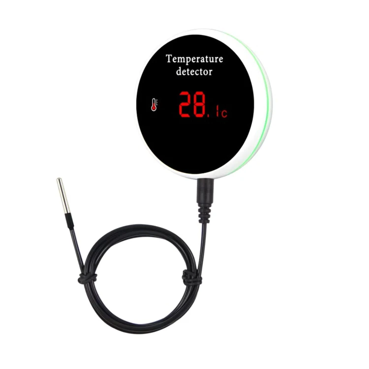 Czujnik Temperatury z Ekranem + Sonda Hermetyczna 3m WiFi TUYA