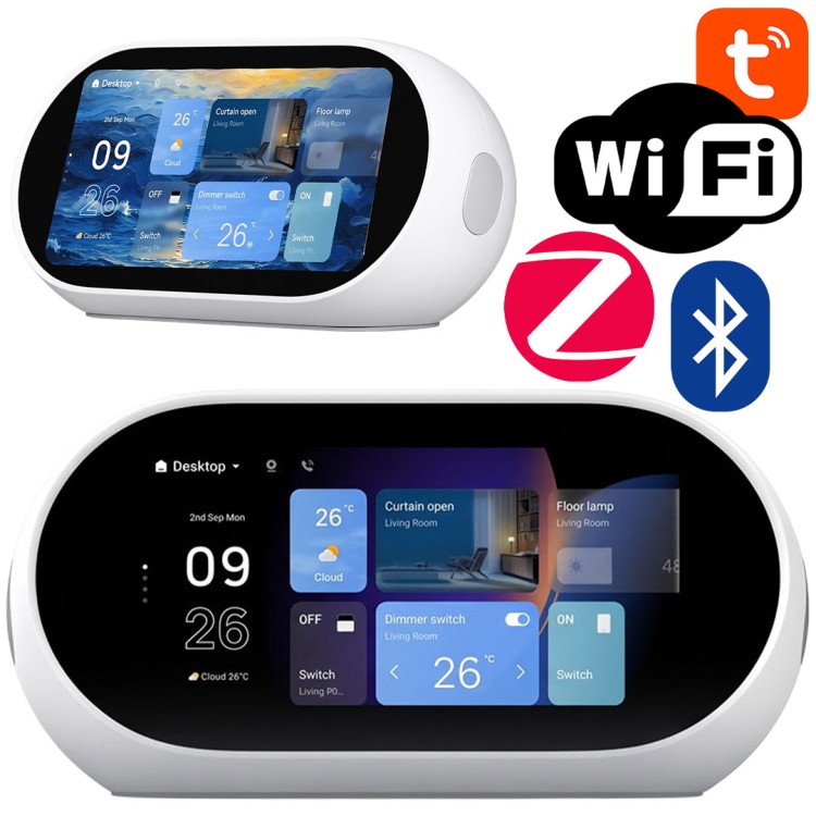 Dotykowy Panel Funkcyjny + Bramka Centralka ZigBee dla Smart Home TUYA WiFi