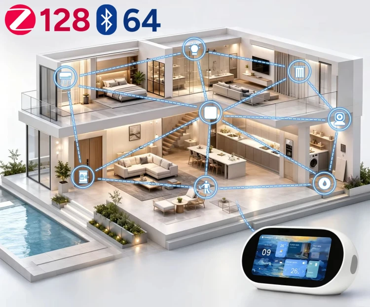 Dotykowy Panel Funkcyjny + Bramka Centralka ZigBee dla Smart Home TUYA WiFi