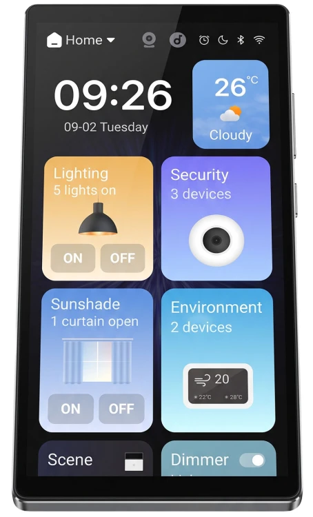 Dotykowy Panel Funkcyjny dla Smart Home TUYA Ekran 7" Bramka ZigBee