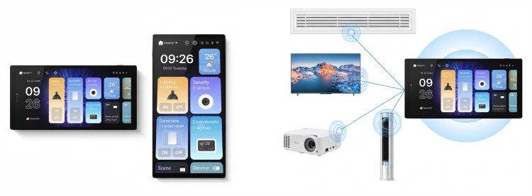 Dotykowy Panel Funkcyjny dla Smart Home TUYA Ekran 7" Bramka ZigBee