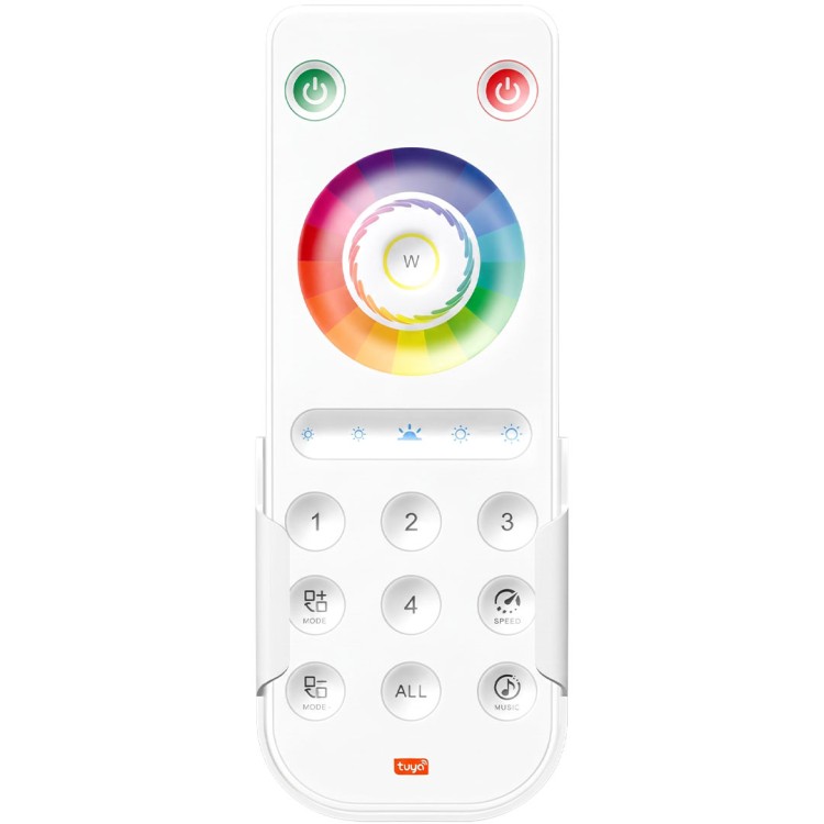 Biały Pilot 4 Strefy do Sterowników LED RGB / RGBW Seria PX