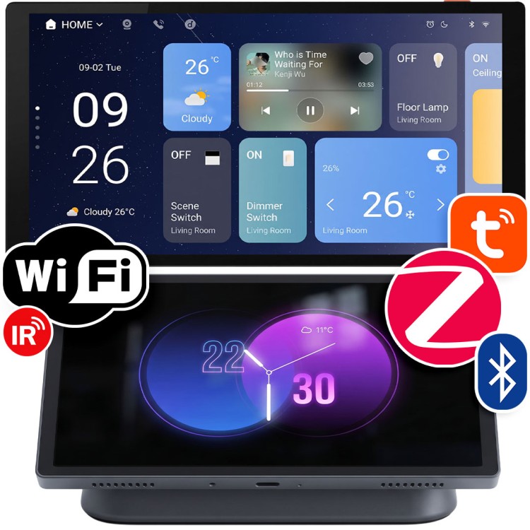 Dotykowy Panel Funkcyjny dla Smart Home TUYA Ekran 7" Bramka ZigBee